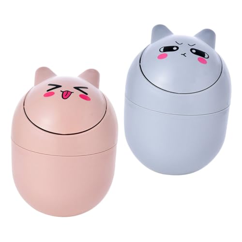 Caneca de basura mini rectangular color surtido 2 piezas