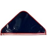 Flag Display & Storage Bag with Zipper – Clear Plastic Flag Organizer for Folded American Memorial Flags, Lightweight Protective Storage for 5' x 9.5' Flags