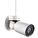 Xmarto WP1326 [PTZ & Built-in Mic] xmartO Add-on 960p HD Wireless Pan Tilt Outdoor Security IP Camera with Audio, 180° Pan and 55° Tilt Remote Control, 80' IR Night Vision, 6mm Lens, 4X Digital Zoom