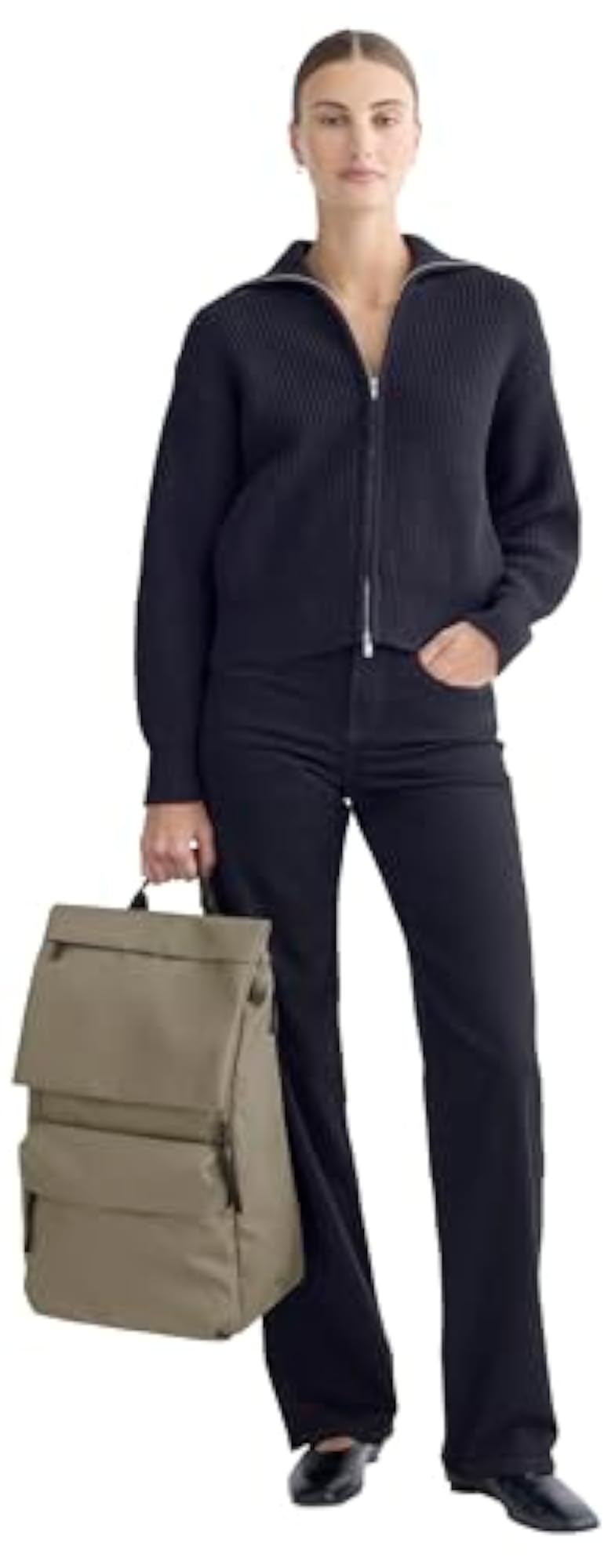 The ReNew Transit Backpack in Warm Charcoal