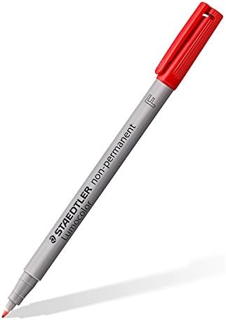 Staedtler 316 WP8 Lumocolor pisak uniwersalny, końcówka F, około 0,6 mm, niepermanentne, 8 sztuk w pudełku Staedtler Box z możliwością ustawienia (8-krotne sortowanie | 1 pudełko, końcówka F |