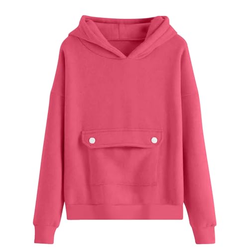 Girls Pullover Sweatshirts Fleece Lined Cute Hoodies with Pockets Long Sleeve Casual Fall Hooded Tops Tween Clothes3