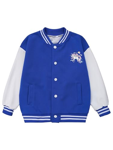 ufeng Kids Boys and Girls Cute Cartoon Print Jacket Long Sleeve Loose Contrast Color Zipper Sweatshirt Coat Outwear4