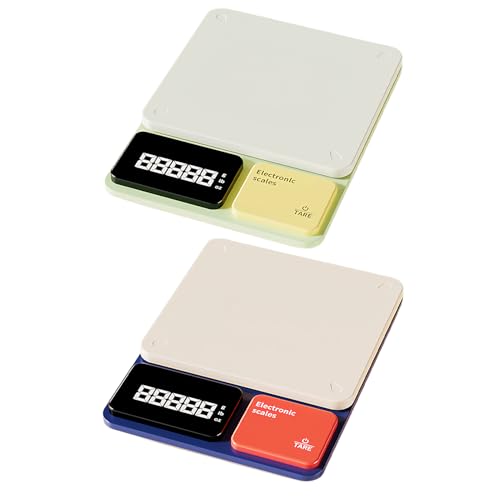 Digital – Gran pantalla LCD digital | para alimentos con gran superficie de pesaje de acero inoxidable, medición de líquidos, acero para moto scooter soporte p