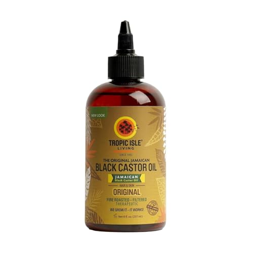 Tropic Isle Living Jamaican Black Castor Oil | Rich in Vitamin E,...
