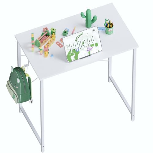 Image of Pamray 23 Inch Computer Desk for Small Spaces, Home Office Work Desk with Headphone Hook, Small Office Desk Study Writing Table