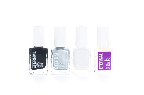 Eternal Matte Lovers Collection  3 Long Lasting, Fast Dry Colors and 1 Nail Treatment, Matte Top Coat  13.5 Fluid Ounces Each