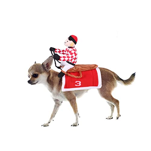 Disfraz para perros rojo tamaño XL cómodo y elástico miniatura 6