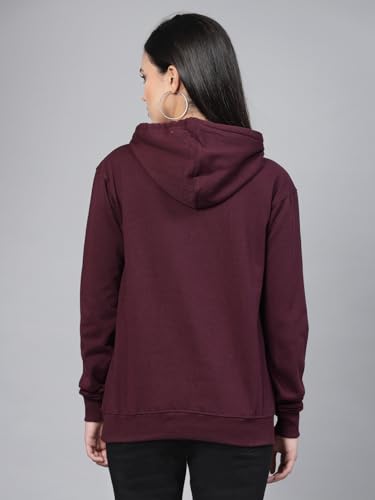 Image of Style Quotient Women Grey Hooded Oversized Sweatshirt