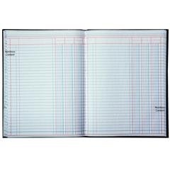 Adams Account Book, 7 X 9.25 Inches, Black, 3-Columns, 80 Pages (Arb8003M) (2) #TOP3