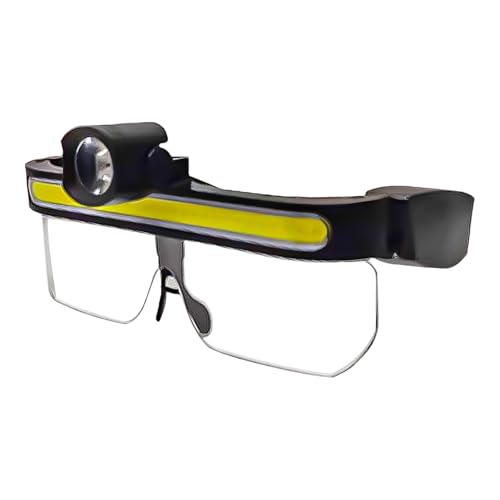 Gafas de seguridad contra impactos con luz recargable USB para no empañarse