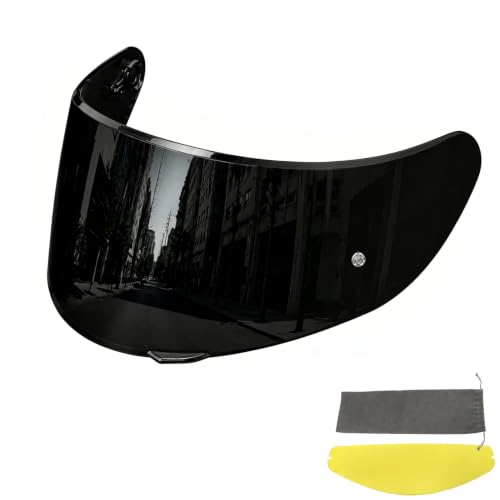 Image of PSLER k1s Visor - k1 Helmet Visor k3sv Tinted Visor k5 Face Shield Replacement for k1 k1s k3sv k5,Deep Black Visor