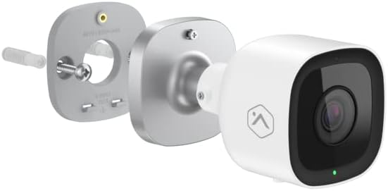 Räjähtänyt view of Alarm.com ADC-V723 mounting components