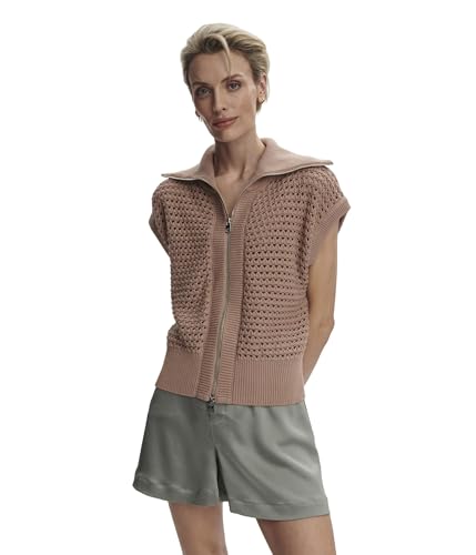 Varley Womens Liliana Knit Gilet Chanterelle XS One Size