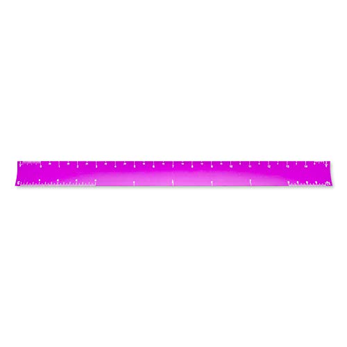 Image of Alumicolor Aluminum Architect Hollow Scale for School, Office, Art and Drafting, 12IN, Purple