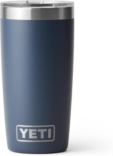 YETI Rambler 10 oz (295 ml) Tumbler with Detachable Magslider Lid, Stainless Steel Vacuum Insulated Coffee Cup, Navy Blue - Image 2