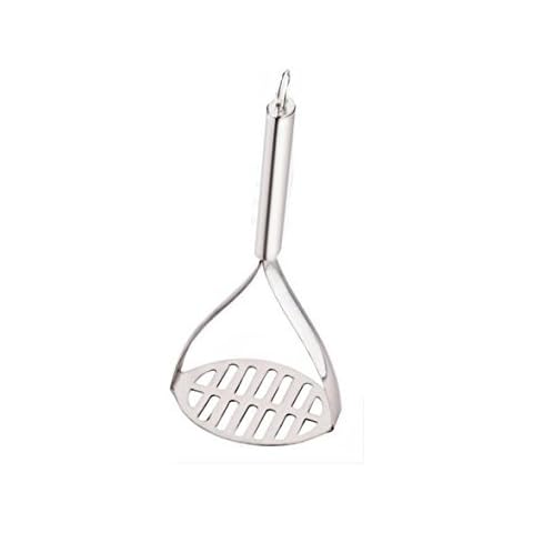 YADNESH Stainless Steel Potato Vegetable Pav Bhaji Masher, Potato Masher, Stainless Steel Smasher - Mash Fruit, Meat, Potatoe, Baby Food, Avocado, Bean, Vegetable, Egg by Hand,Valentine Day Gifts Cover