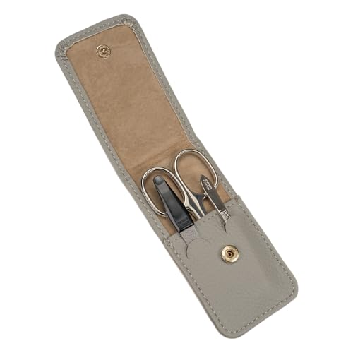 Trousse manucure WINDROSE Aurora gris clair avec lime et coupe-ongles de précision - 6