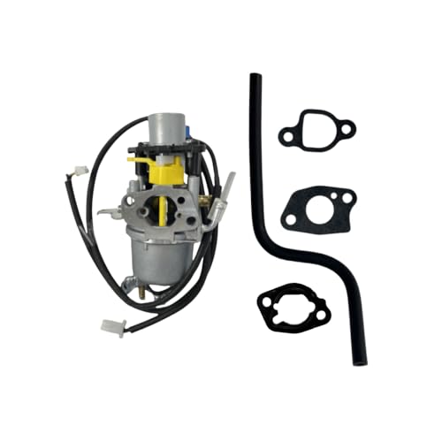 POWER PRODUCTS Carburetor Assembly with Stepper Motor, Gaskets & Fuel Line for Predator 5000 Watts Dual-Fuel Inverter Generator (Fits SKU 71367, 70143)