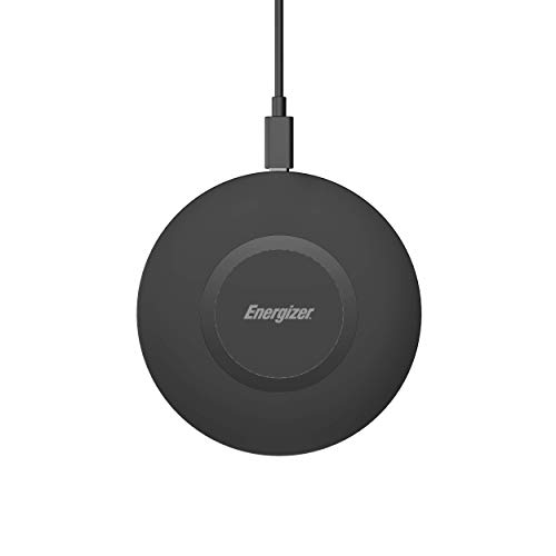 Image of Energizer WCP-105 15W Wireless Charging Pad with Non-Slip Design, Fast Charge for Qi-Compatible Devices, 7.5W for iPhone, 10W for Android, 15W for Huawei, Samsung, LG & More