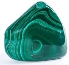 Malachite Tumbled Stone Gemstone Crystal Healing Rock Wiccan Supplies/Black Velvet Bag/Info Sheet by GYPSY PALACE
