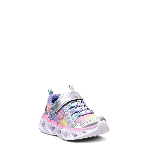 Baskets basses enfant Skechers HEART LIGHTS RAINBOW LUX - vue 9