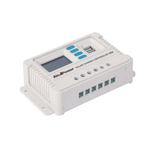 Régulateur charge solaire Alcapower 20A avec double USB et IP22