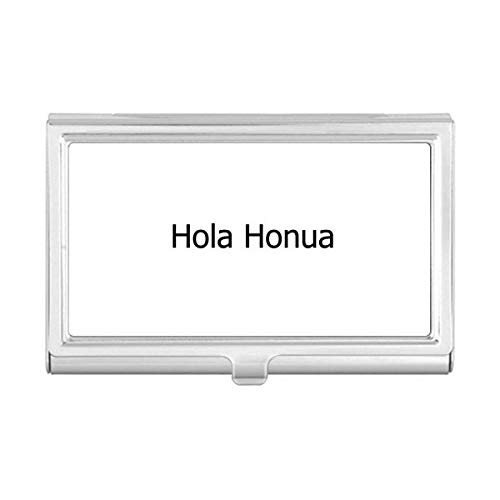 Hello World – Estojo havaiano para cartões de visita