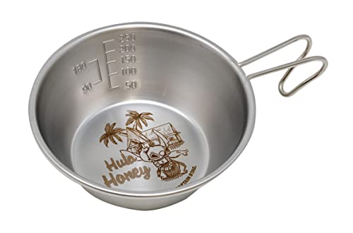 キャプテンスタッグ(CAPTAIN STAG) ディズニー シェラカップ ステンレス シェラカップ 320ml ステンレス製 日本製 燕三条産 リロ&スティッチ/フラ MA-2326