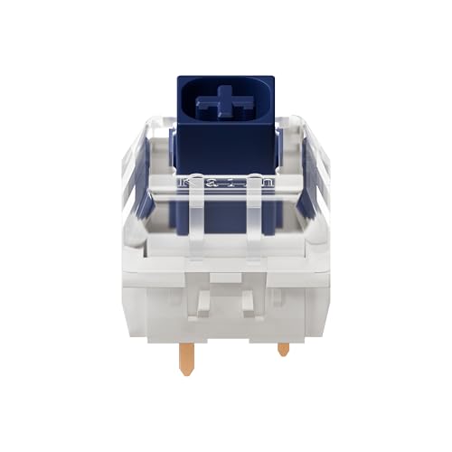 Kailh Box Navy Mechanical Switch Set – 110pcs Clicky 75g Actuation3.6mm Travel MX-Style Stem 3‑Pin SMD LED Compatible