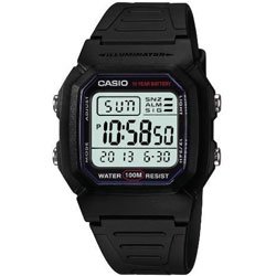 Casio W-800H-1AVES W800H-1AV Herrenuhr, Schwarz/Grau, Band Casio W-800H-1AVES W800H-1AV Herrenuhr, Schwarz/Grau, Band