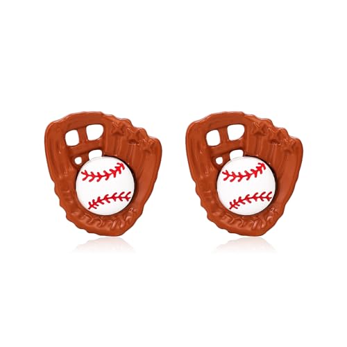 Baseball Earrings Women Baseball mom studs Baseball Gloves earrings Game Day Sports Earrings Jewelry