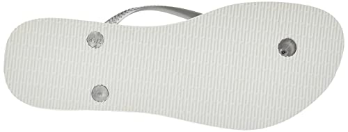 Chinelo Slim Party, Havaianas, feminino, Branco, 35/36