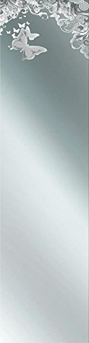 Lupia Espejo de Pared Mirror Reflex 32 x 122 cm Butterfly, Multicolor, Cristal