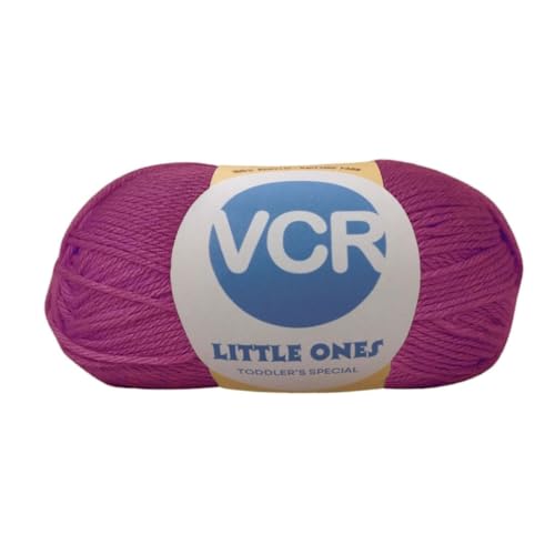 Image of VCR Dark Magenta Yarn, 100 Grams Hank, 190 Meters Length, Acrylic Ball for Crochet and Knitting, Soft Crosia Threads, Pack of 1 Yarn, Suitable for DIY Crafts
