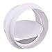 PVC Fan Vent Check Valve for Bathroom and Kitchen Exhaust, Round Pipe Airflow Control Backdraft Damper, 80mm 100mm 110mm 120mm 150mm 200mm, White(150mm)