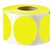 Remarkable 2" Round Color - Coding Dot Labels | Fluorescent Yellow Circle Dot Stickers | 500 Permanent Self-Adhesive Blank Stickers for Moving,Storage,Organizing