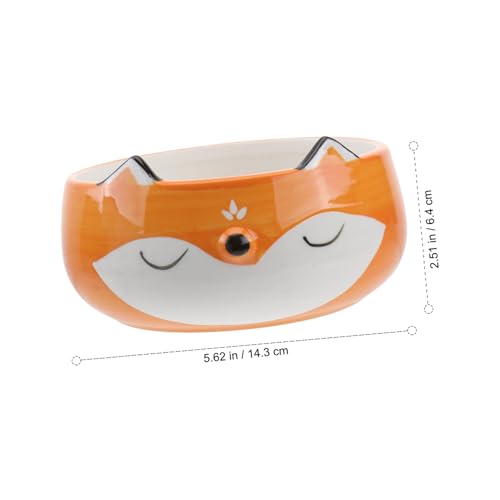 Bol à salade en céramique compatible micro-ondes résistant et mignon - 3