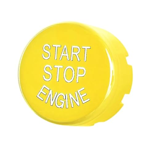 Couvercle du bouton de démarrage moteur BMW Série 5 G30 X3 G01 jaune