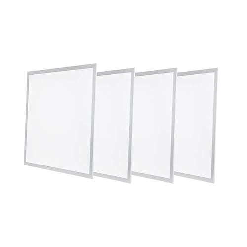 MOSSODOR 60x60 LED Backlit Ceiling Panel Light – 4pcs Adjustable Colour Temperature – German Engineered LED Light Panel – Power Factor Square LED Ceiling Light