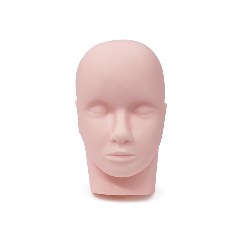 ORiTiLash Mannequin Head, Practice Training Head,Make Up and Lash Extention,Cosmetology Doll Face Head (only Mannequin Head)