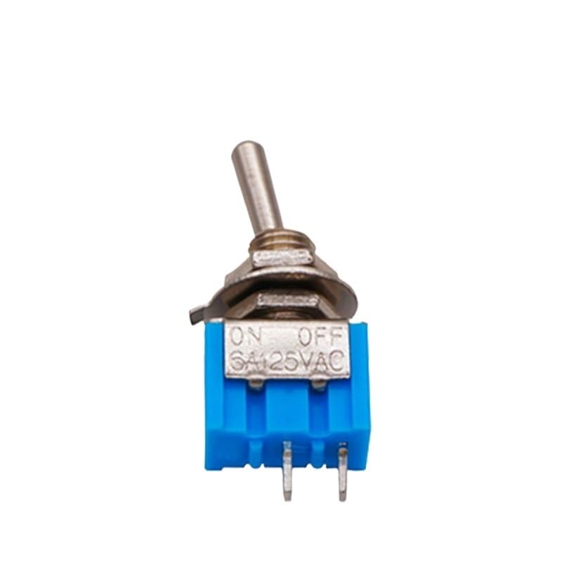 Mini interrupteur ON-OFF-ON 6A avec capuchon étanche pour micro gadgets