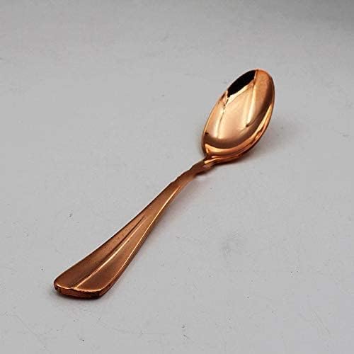 Pure Copper Spoon, Dining Ware, Copper Tableware, Soup Spoon, Rice Spoon, Serving Spoon, Copper Cutlery Set (Type 8)