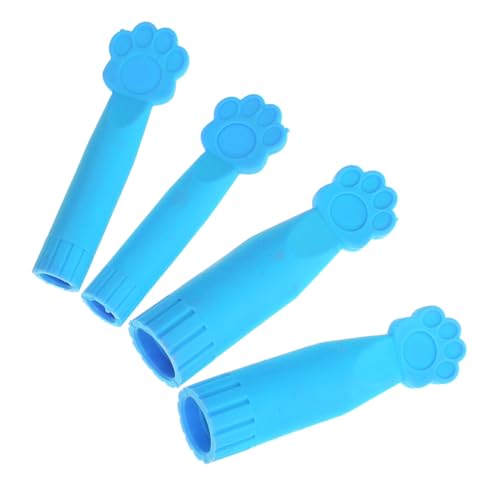 VILLCASE Protective Knitpoint Covers 4pcs Knitting Needle Stoppers Portable for Craft Tools