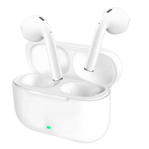 Auriculares Inalámbricos Bluetooth, Auriculares Bluetooth 5.3, 4 Mic con Reducción de Ruido ENC, 40H Estéreo HiFi Inmersivo, Cascos Inalambricos Bluetooth IPX8 Impermeable con Phone/Android/Samsung