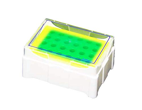 IsoFreeze Micro-Tube Chillers, Green/Yellow Indicator, 1.5-2.0 ml Tubes, 24 Tube Capacity