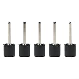 5 x Gummi-Schleifdorne für die Verwendung mit Drehwerkzeugen, ideal für Holzbearbeitung und Fiberglas-Veredelung (12,7 mm)