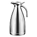 Termo de 2 litros, jarra isotérmica de acero inoxidable, apto para lavavajillas, ideal como cafetera o tetera, jarra para 8 tazas y jarra térmica con 12 horas de almacenamiento del calor