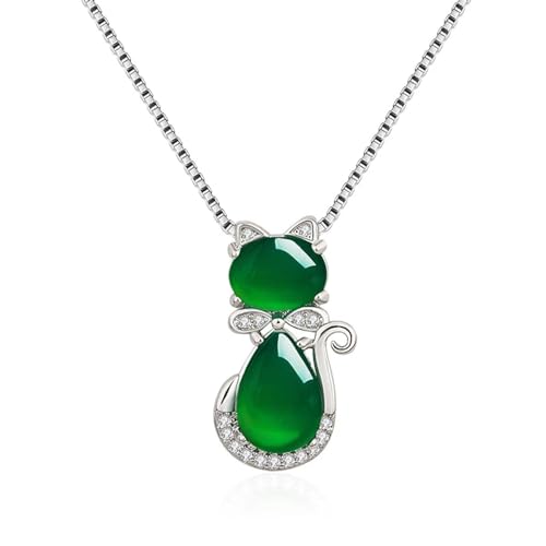 Bijoux en Forme de Chat KELIEQA Chaîne Pendentif Tendance Mixte