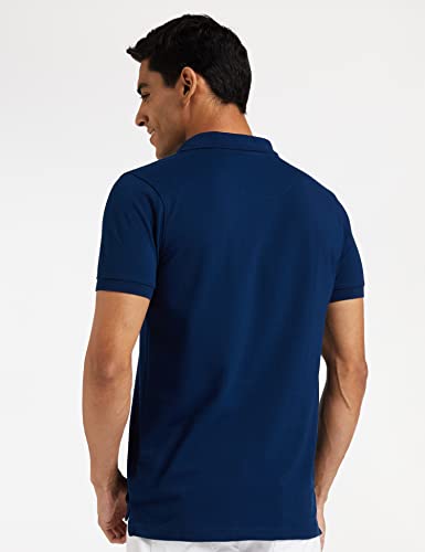 Image of Amazon Brand - Symbol Men's Cotton Rich Solid Polo Tshirt | Collar Tshirts | Half Sleeves | Plain-Regular Fit (Available in Plus Sizes and Combo Pack of 2)